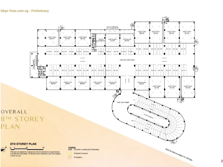 SKYE @ TUAS preliminary 8th storey floor plan