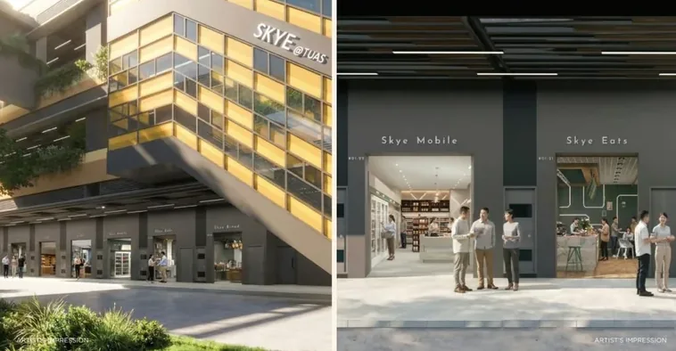 Retail and amenities near SKYE @ TUAS at Tuas Link
